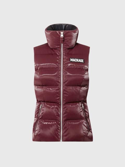 MACKAGE CHAYA-GLO High-Gloss Shell Down Vest