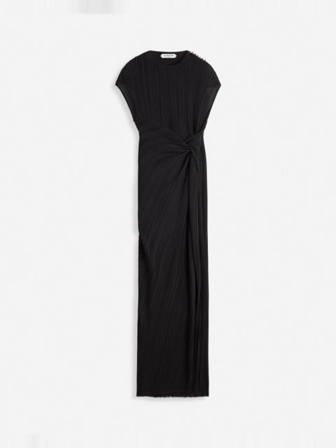 Lanvin ASYMMETRICAL PLEATED DRESS