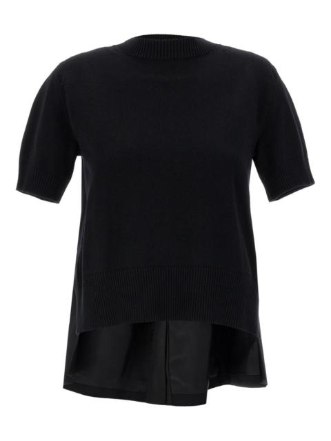 sacai asymmetrical T-shirt