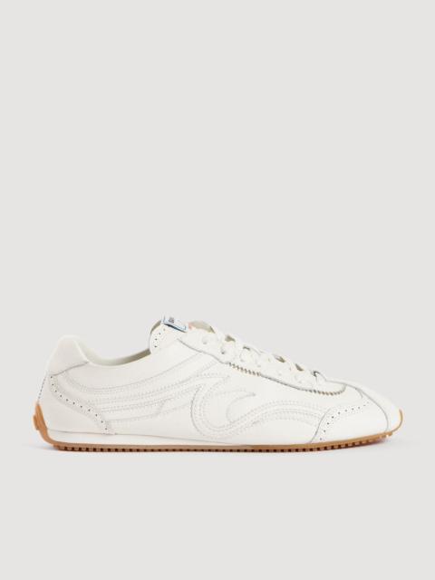 Sandro LIGHT WAVE LEATHER SNEAKERS