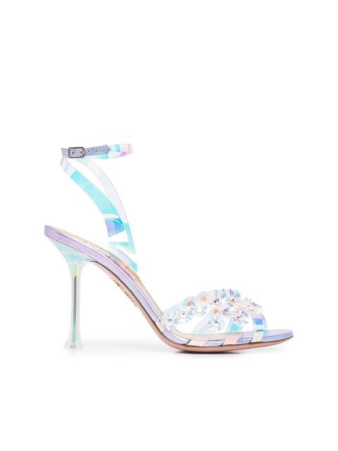 Meteorite iridescent sandals