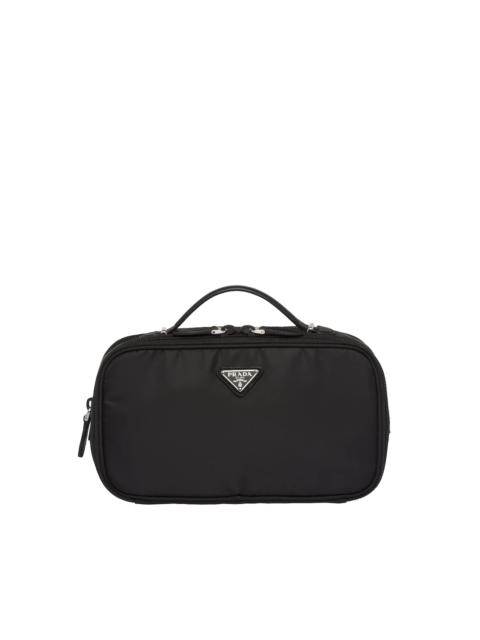 Prada Large nylon cosmetic pouch