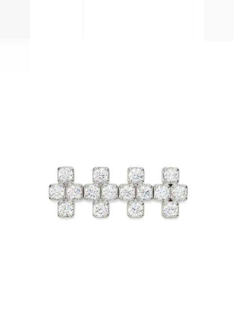 Jil Sander crystal-embellished pin
