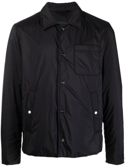 Herno long sleeve padded shirt jacket