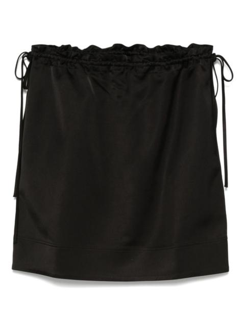 Totême drawstring mini skirt