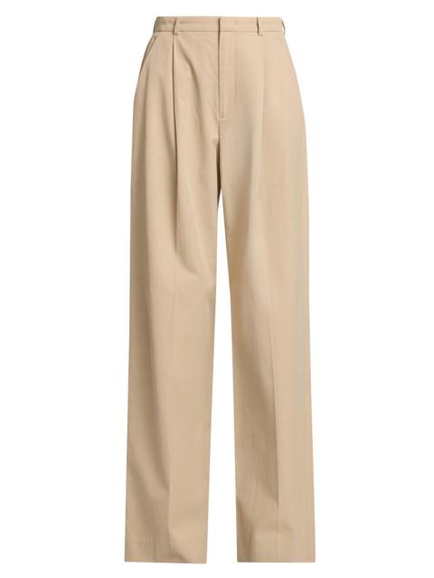 Vince Women's Camille Cotton-Blend Mid-Rise Wide-Leg Trousers - Wheatstone