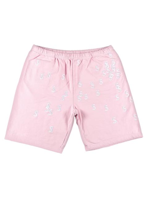 Supreme Embroidered S Sweatshort 'Light Pink'