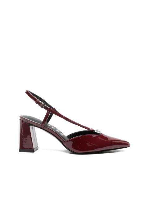 GUESS USA 80mm t-strap block-heel pumps