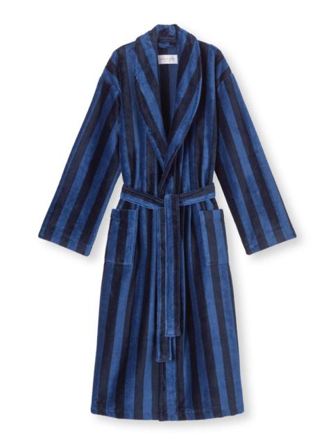 Men's Bathrobe Aston 36 Terry Cotton Navy