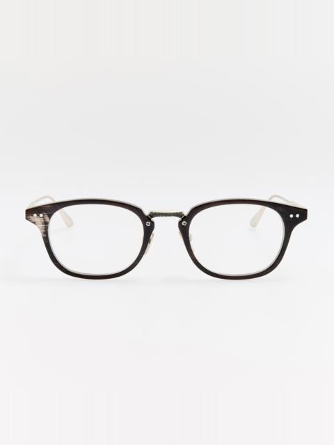 LINDA FARROW Soane Optical in Buffalo Horn and 925 Sterling Silver