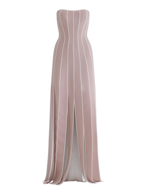MATICEVSKI Sonorous Strapless Gown light pink