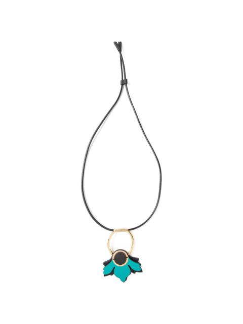 Marni flower pendant necklace