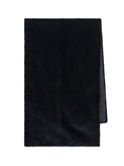 GABRIELA HEARST Maccabee Scarf in Black Recycled Fur