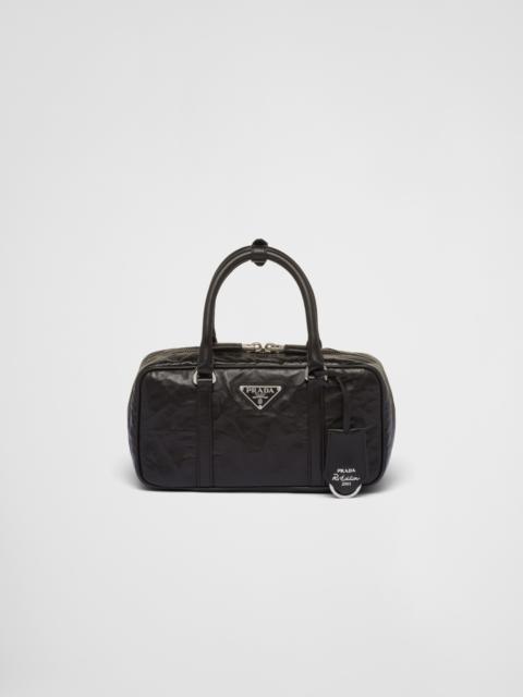 Prada, Bags, Prada Boston Bag Nylon Travel Bag Black