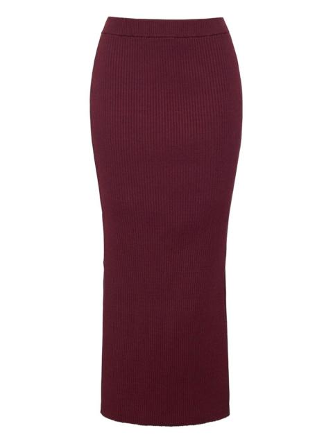 Cara Cara Jocelyn ribbed midi skirt