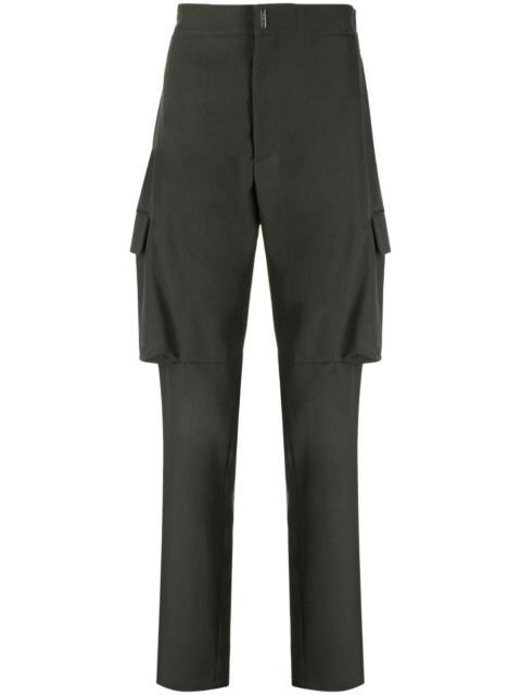 Givenchy straight-leg wool cargo trousers
