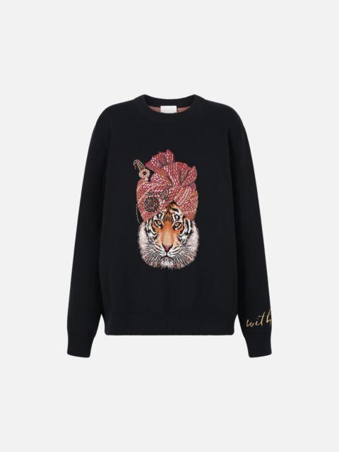 CAMILLA RELAXED CREW NECK JUMPER FIESTA, SIESTA, REPEAT