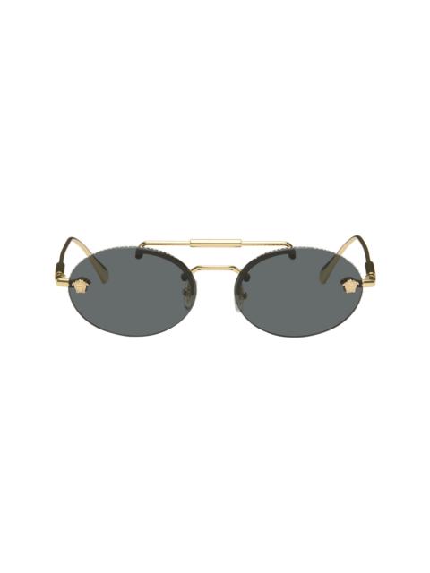 VERSACE Gold Medusa Sunglasses