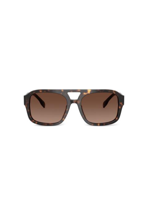 TORY BURCH tortoiseshell square sunglasses