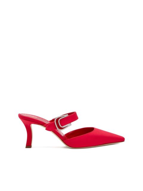 Manolo Blahnik 70mm Jabita mules