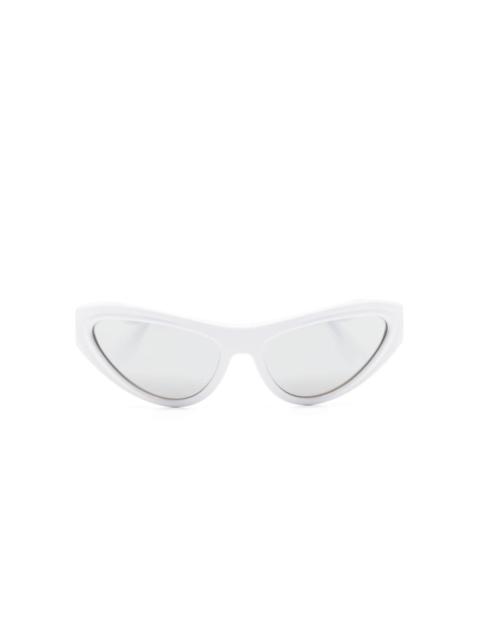 Dolce & Gabbana shield-frame tinted sunglasses