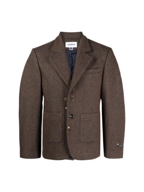decorative-buttons single-breasted blazer