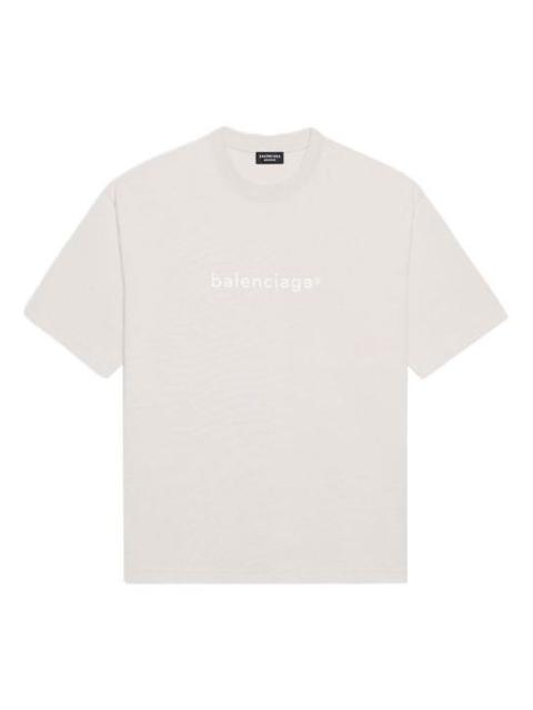 BALENCIAGA Mirror Balenciaga T-shirt Medium Fit in Light