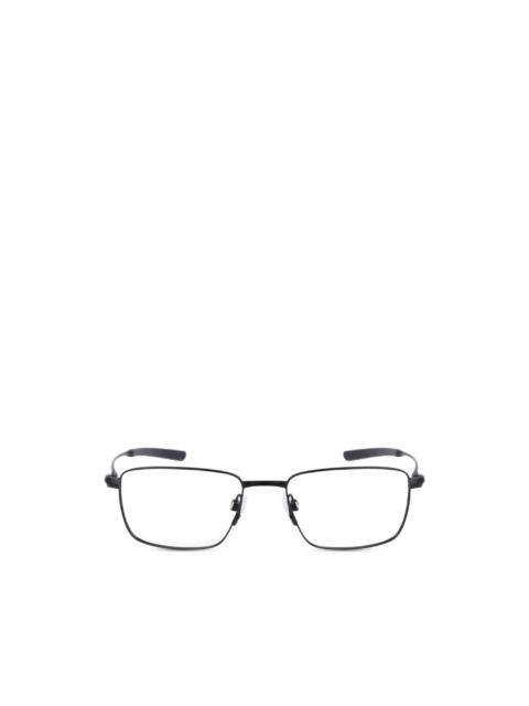 Nike 6046 titanium rectangle-frame glasses