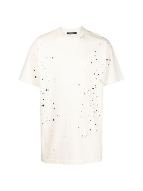 Studio paint splatter-print T-shirt