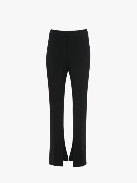 STRAIGHT TROUSERS WITH FRONT SLIT POCKETS