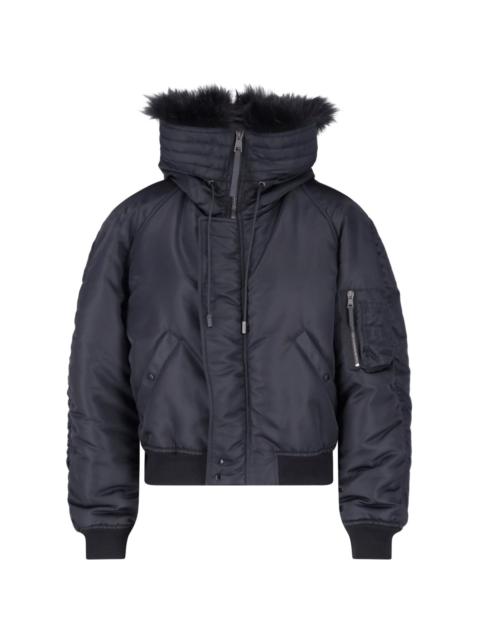 GUCCI BOMBER JACKET WITH FUR