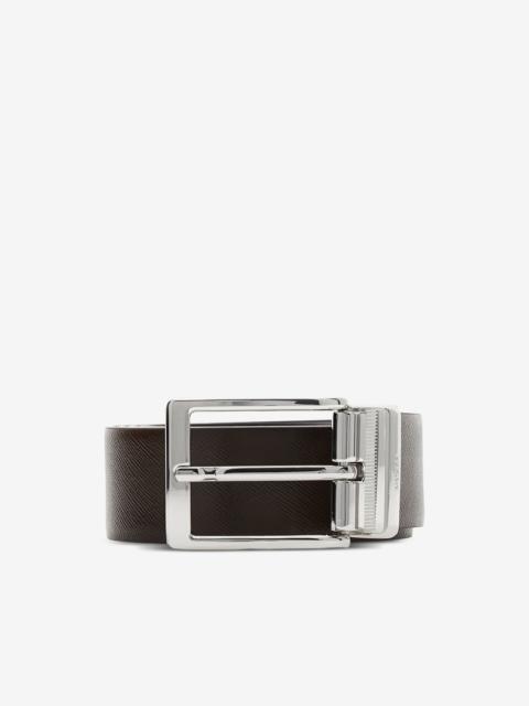 GUESS USA Milano Saffiano leather belt