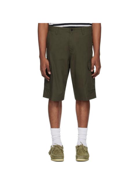 Khaki Regular Cargo Shorts