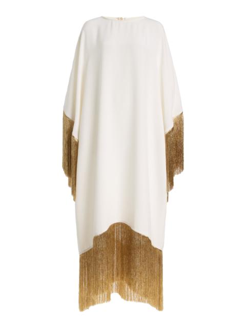 FRANÇOISE Exclusive La Isla Fiona Fringed Crepe Caftan
