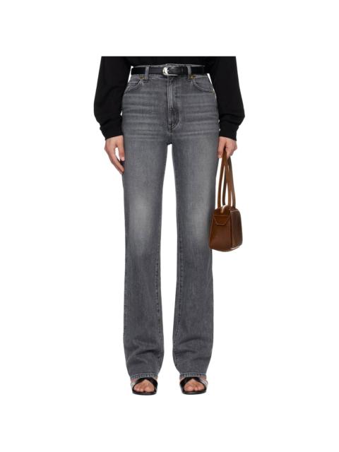 KHAITE Gray Danielle Stretch Jeans