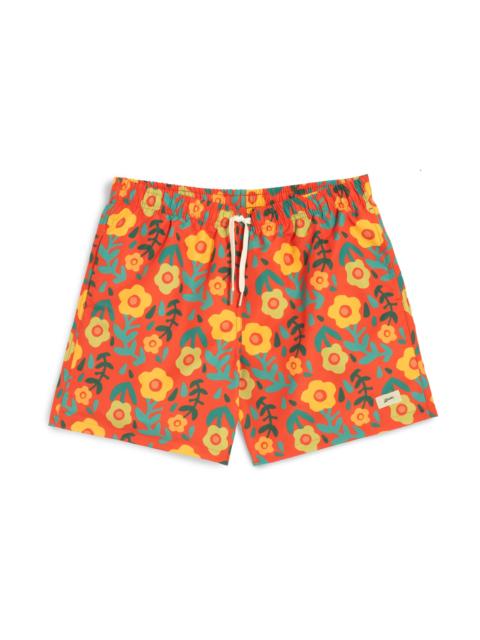 Bather Vermilion Meadow Swim Trunk