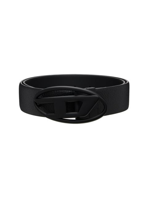 Diesel Black 3.9cm Leather Reversible Belt