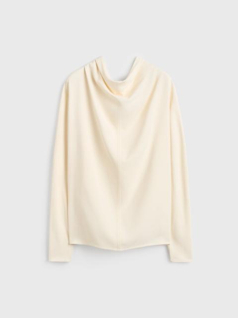 TOTEME Cowl neck blouse ecru
