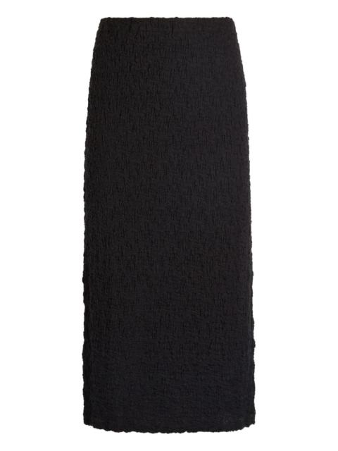 EILEEN FISHER textured straight skirt