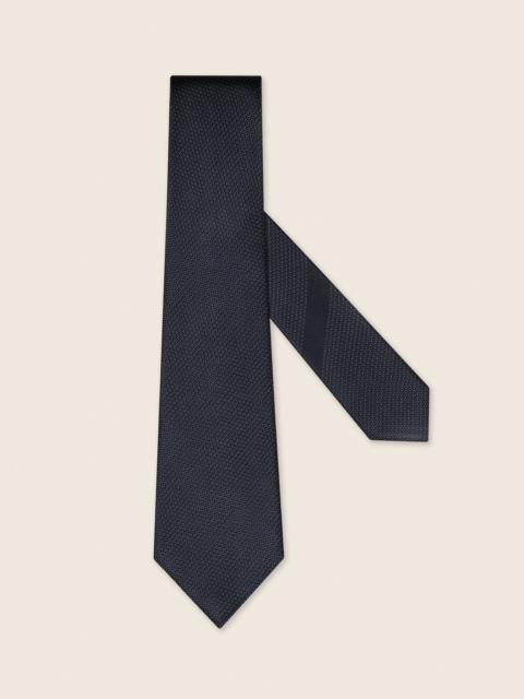 ZEGNA NAVY BLUE SILK TIE