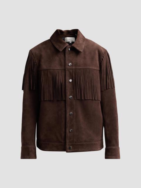FRAME Women's The Suede Rodeo Jacket - Chestnut