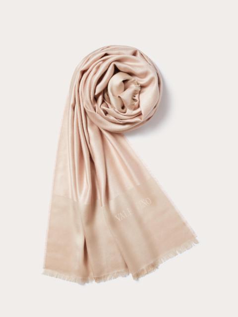 Valentino VALENTINO LUREX STOLE IN SILK AND CASHMERE