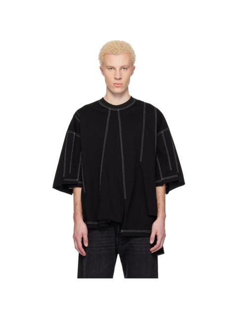 MASTERMIND WORLD Black Reconstructed SS T-shirt
