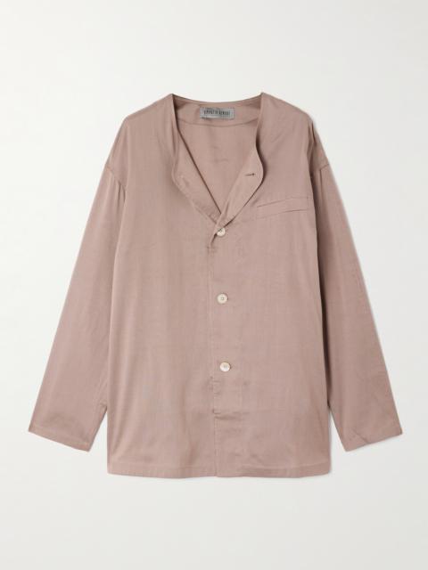 Our Legacy + Emporio Armani Strato Lyocell And Silk-blend Shirt