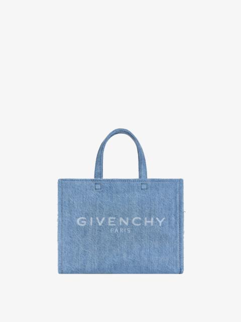 Givenchy SMALL G-TOTE SHOPPING BAG IN DENIM
