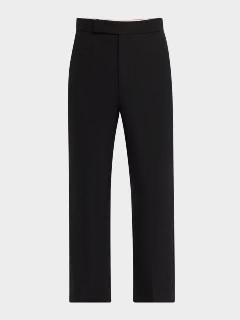 MARIA McMANUS High-Rise Straight-Leg Crop Trousers