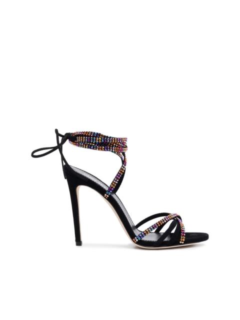 PARIS TEXAS 100mm Nicol lace-up fastening sandals