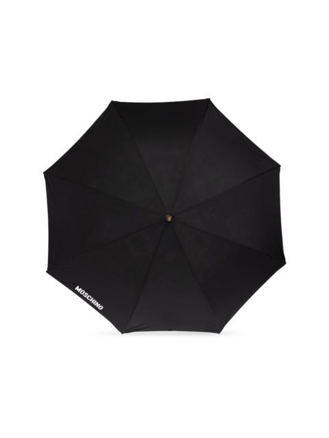 Moschino logo-print umbrella