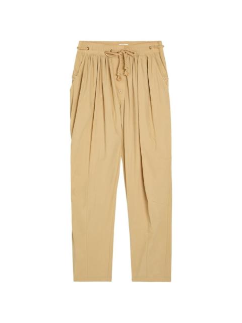 Isabel Marant braided drawstring trousers