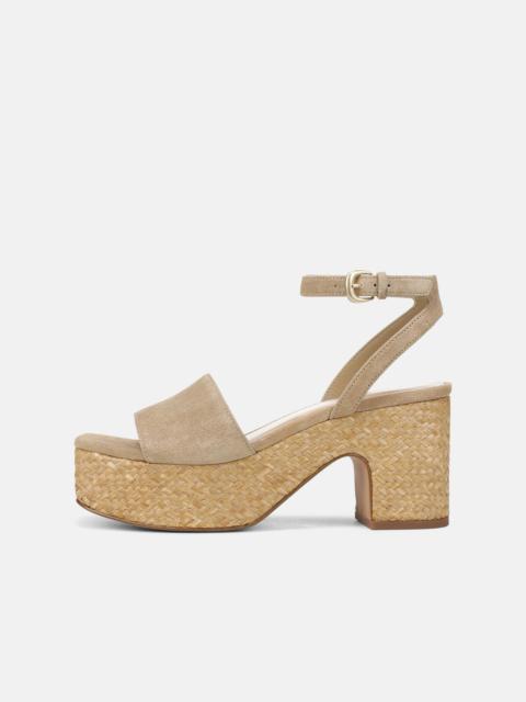 Vince Castella Suede Platform Sandal
